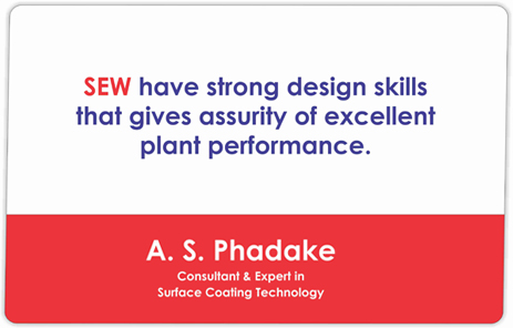 SEW Surface Coating Pvt. Ltd., Manufacturer, Supplier Of Powder Coating Plants, Surface Coating Plants, Surface Coating Machinery